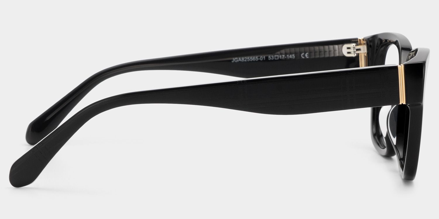 Blake Black Square Glasses | Varsity Athleisure Essential5