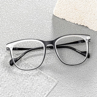 Sellars Round Black White Glasses0