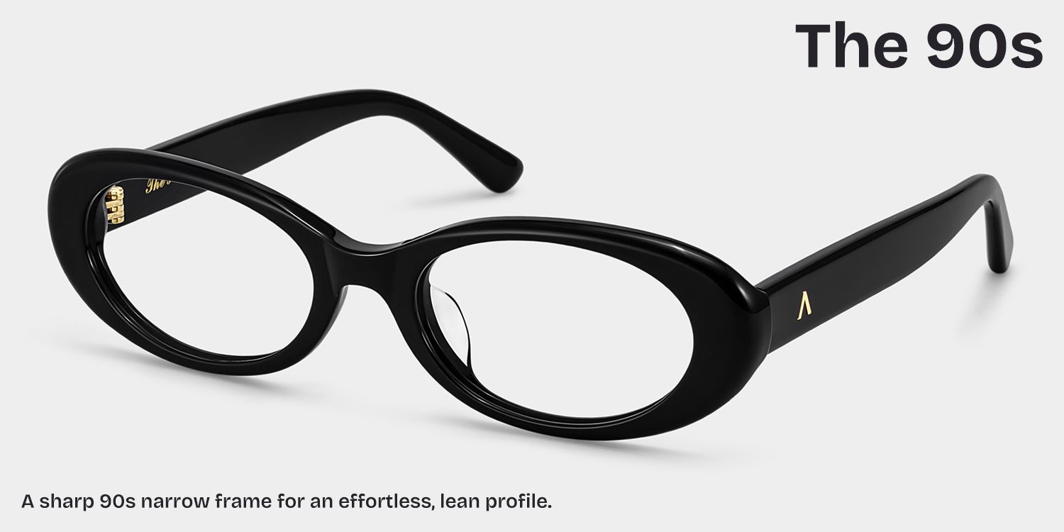 ZEELOOL x Aimee Song The 90s Black Oval Glasses3