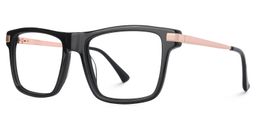 Finklea Rectangle Black Glasses1