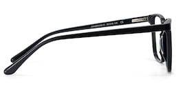 Aidan Rectangle Black Glasses4