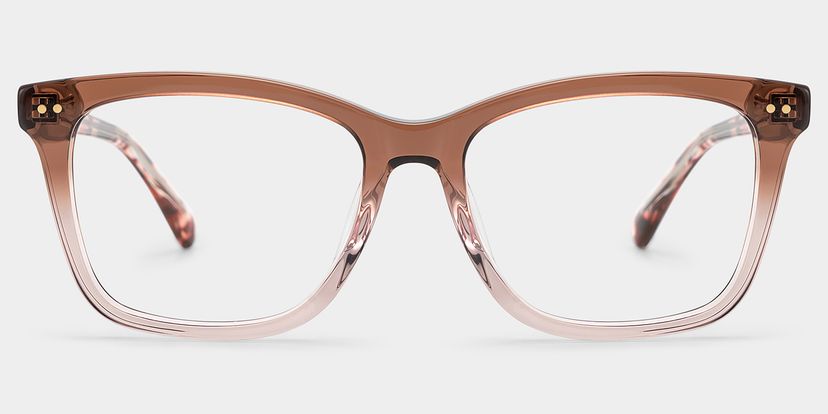 Layla Brown Square Glasses