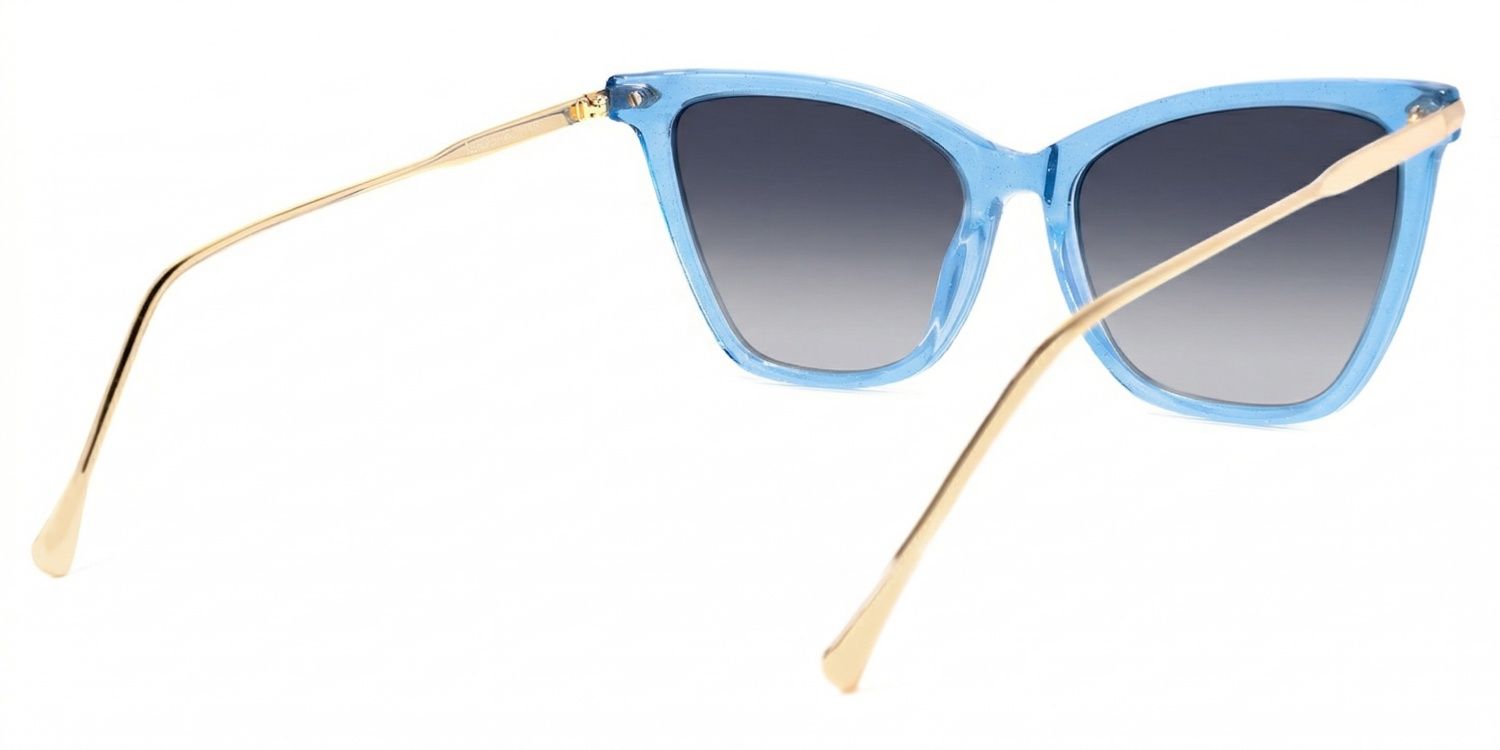 Hilary Blue Butterfly Polarized Sunglasses for Driving | ZEELOOL3