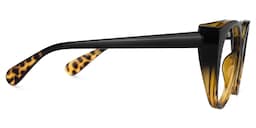 Migdalia Cateye Black Glasses2