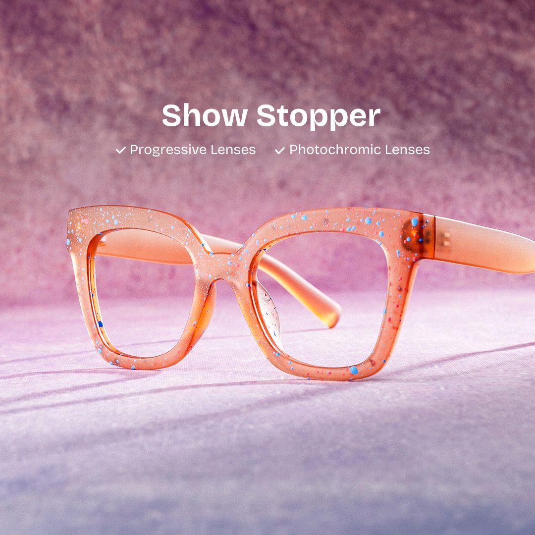 Malcolm Large Square Nerdy Glasses with Matte Brown0