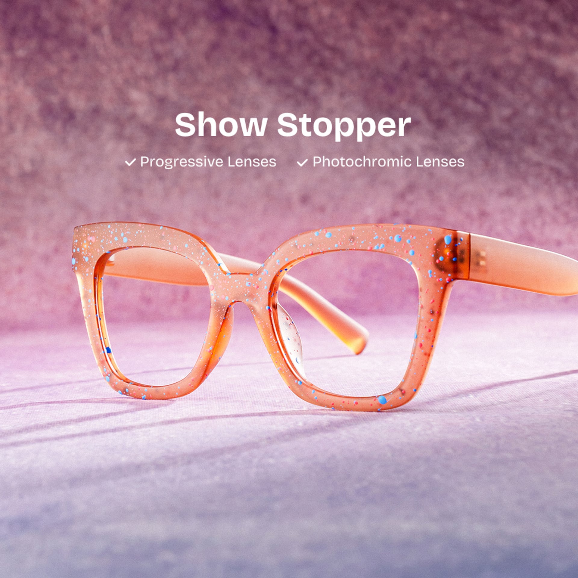 Malcolm Large Square Nerdy Glasses with Matte Brown0