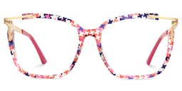 Sidibe Square Pink Glasses0