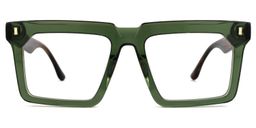 Moreland Rectangle Green Glasses0