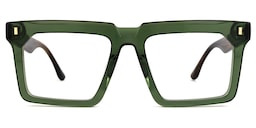 Moreland Rectangle Green Glasses0