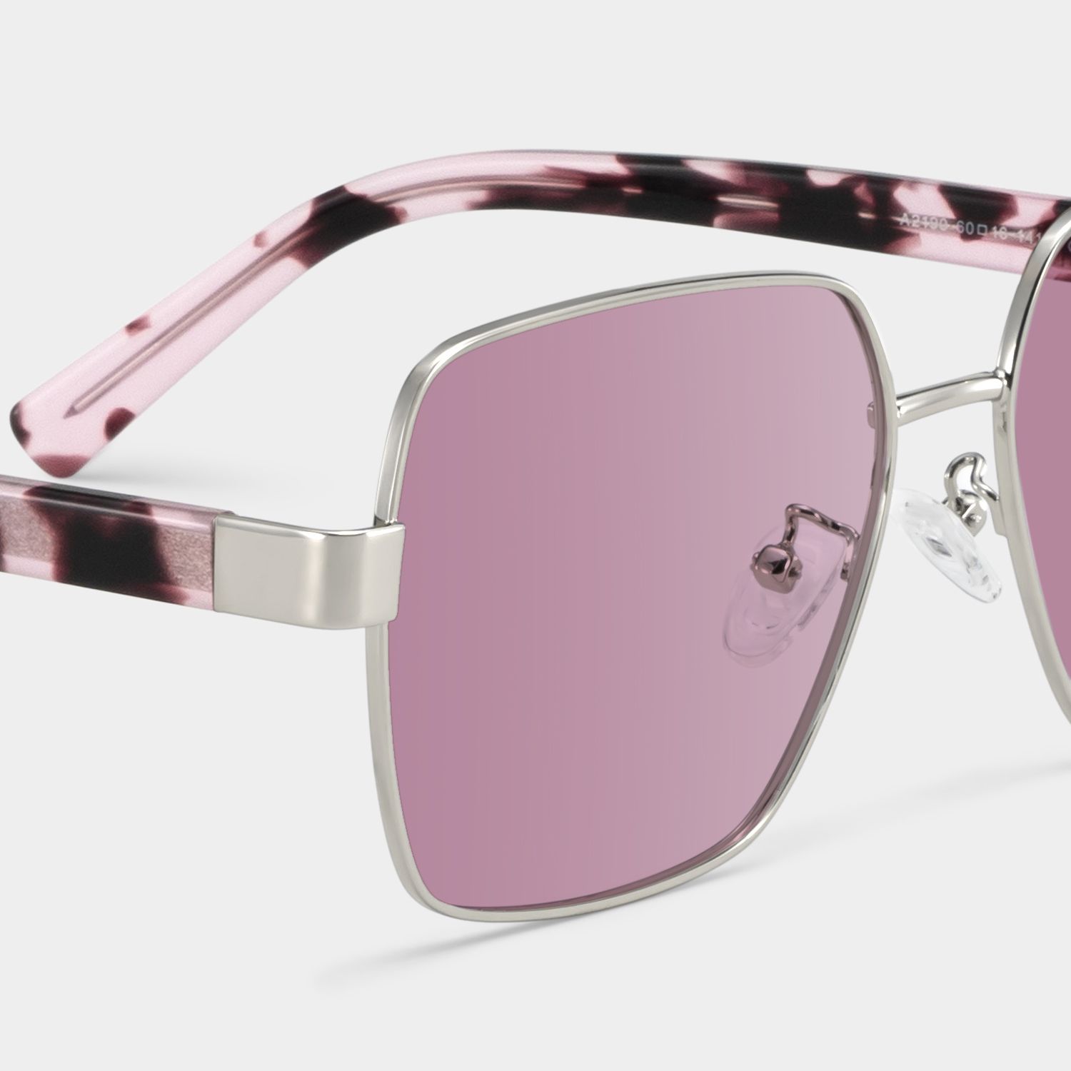 Sahara purple Frame Polarized Sunglasses with square Style Online | ZEELOOL4