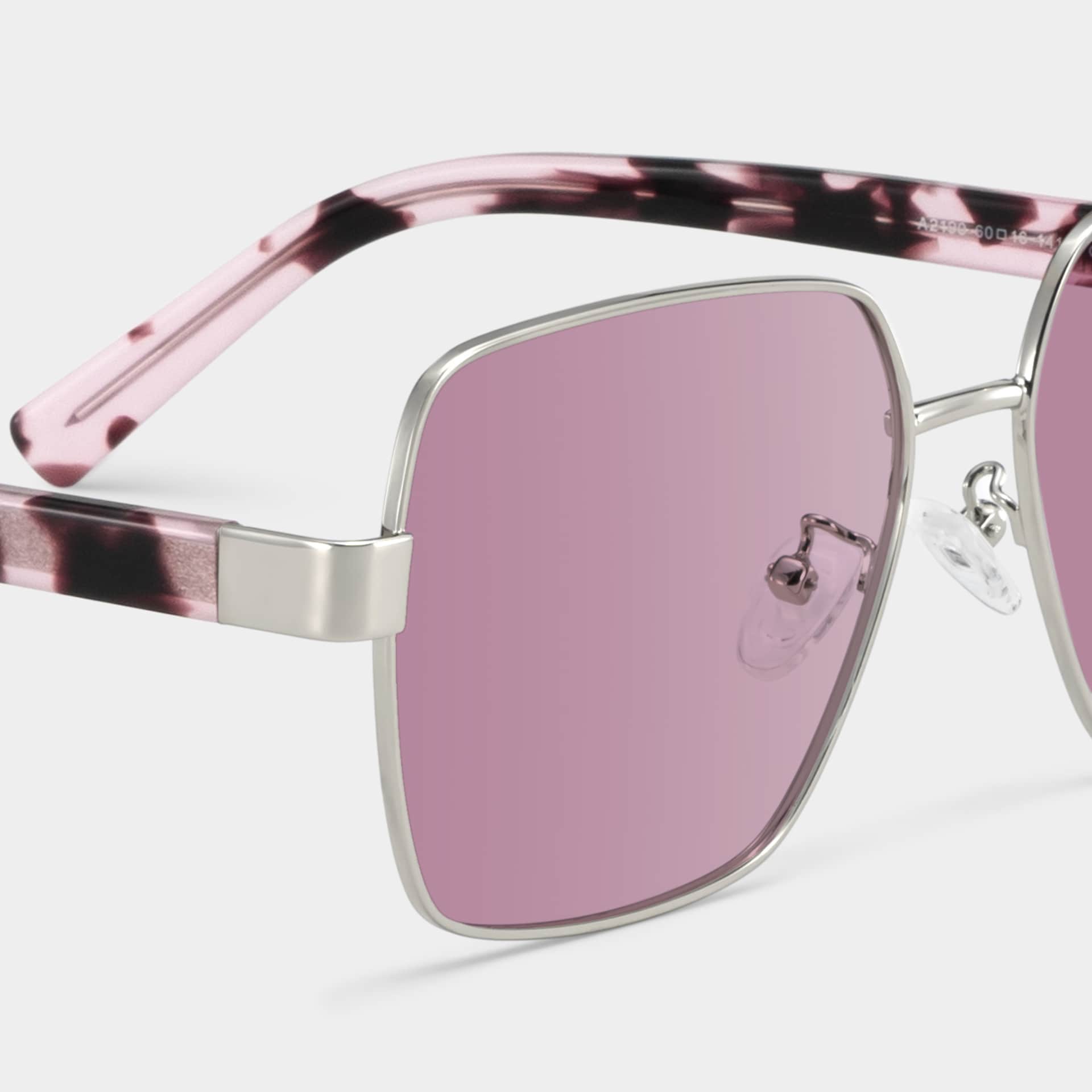 Sahara purple Frame Polarized Sunglasses with square Style Online | ZEELOOL4