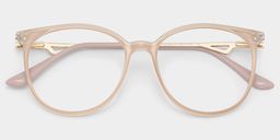 Chanty Round Pink Glasses2