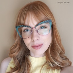 Luperon Cateye Dark-Green Glasses5