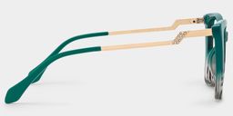 Awilda Cateye Green Glasses3