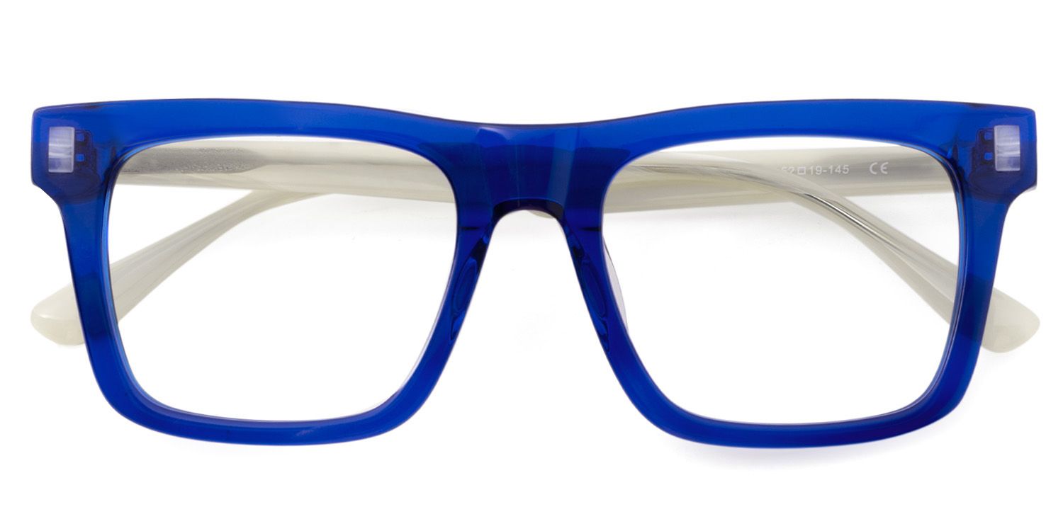Square Blue Glasses For Men | Zeelool3