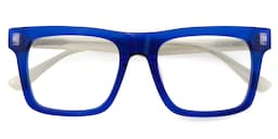 Matthews Square Blue Glasses3