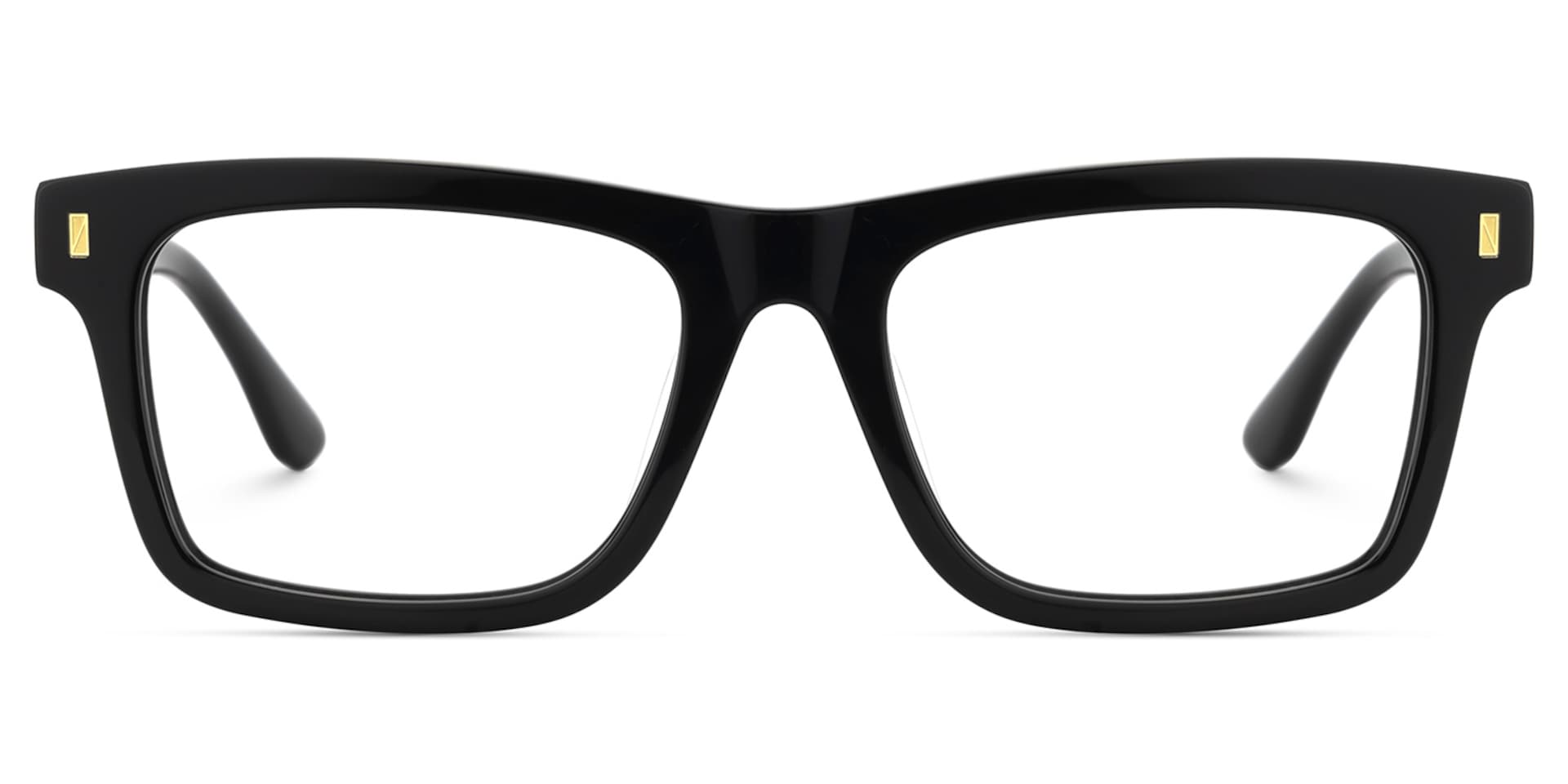 Men's Black Eyeglasses With Rectangle Shape1