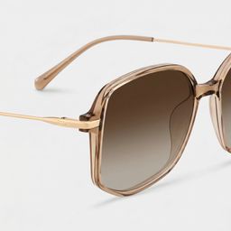 Payton Geometric Beige Glasses4