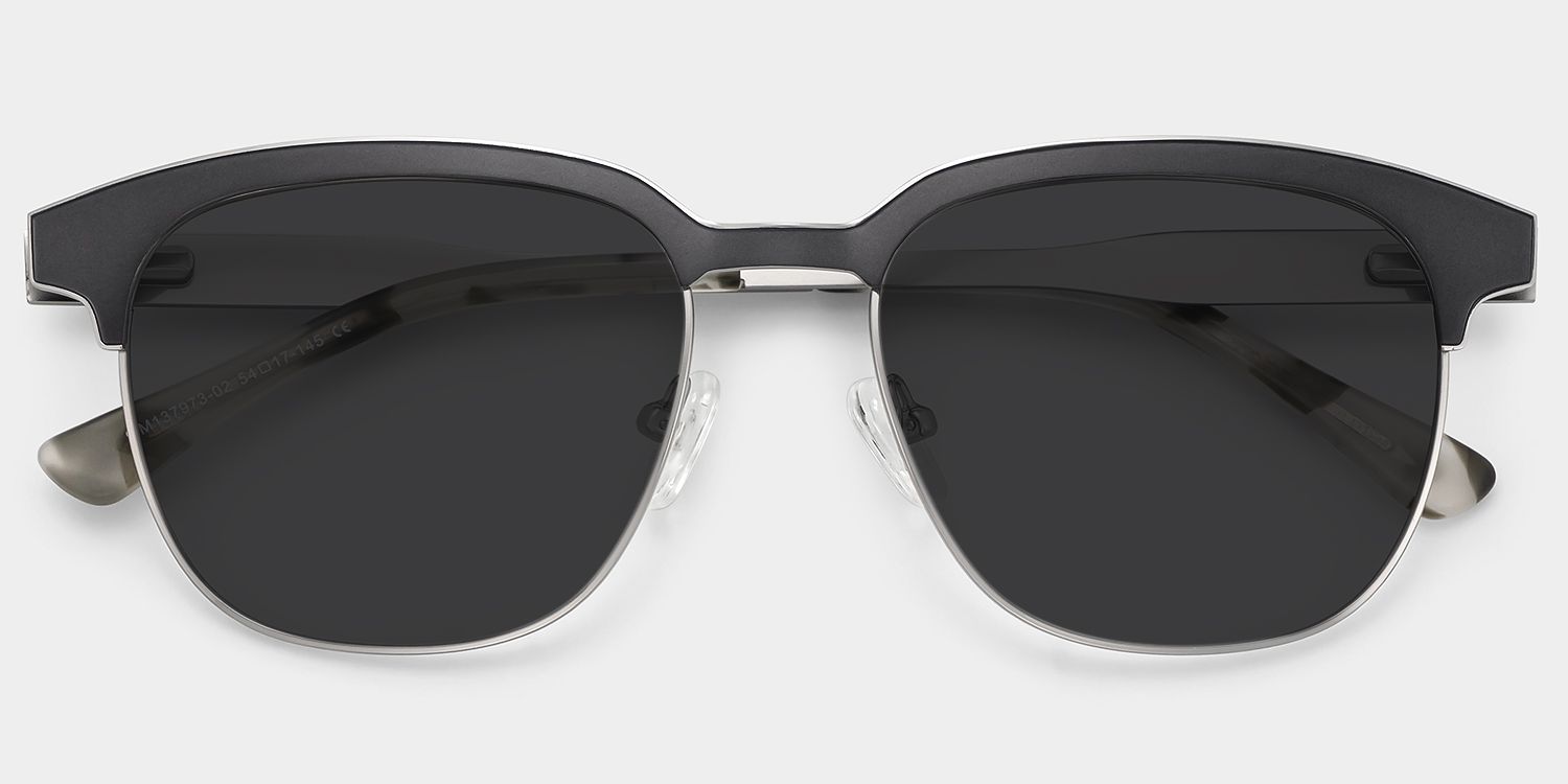 Wren Dark-Gray Browline Sunglasses to Frame Your Face | ZEELOOL