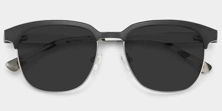 Wren Dark-Gray Browline Sunglasses