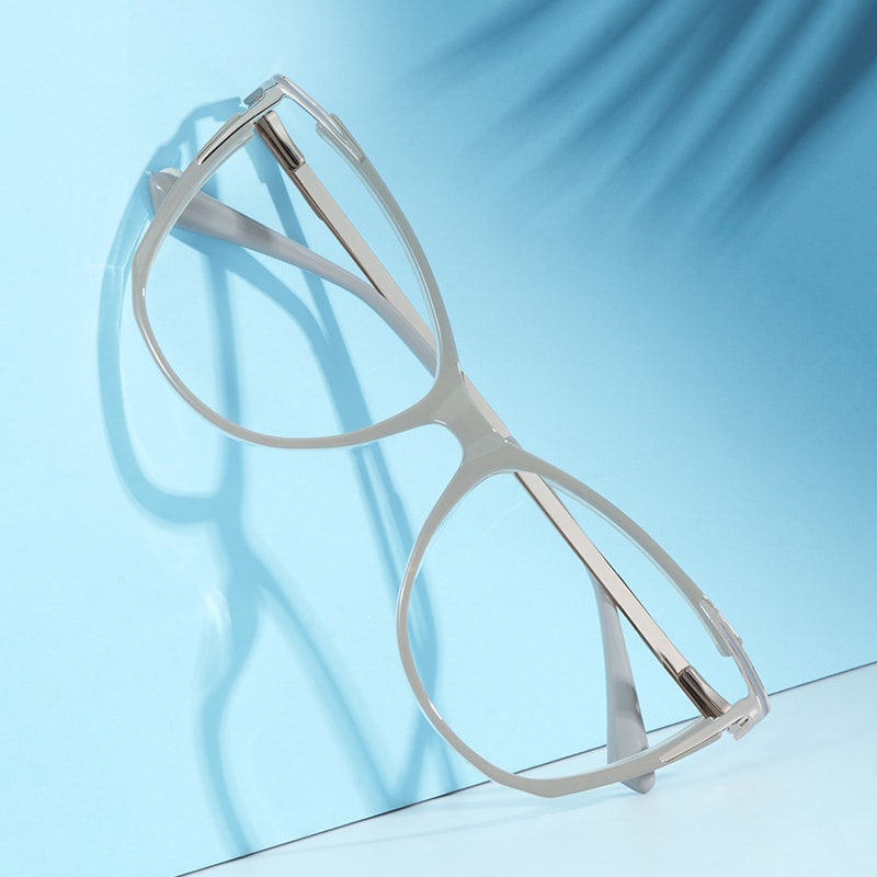 Yomary Cateye Khaki Glasses