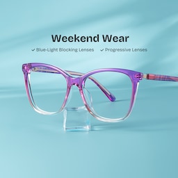 Gage Butterfly Purple Glasses0