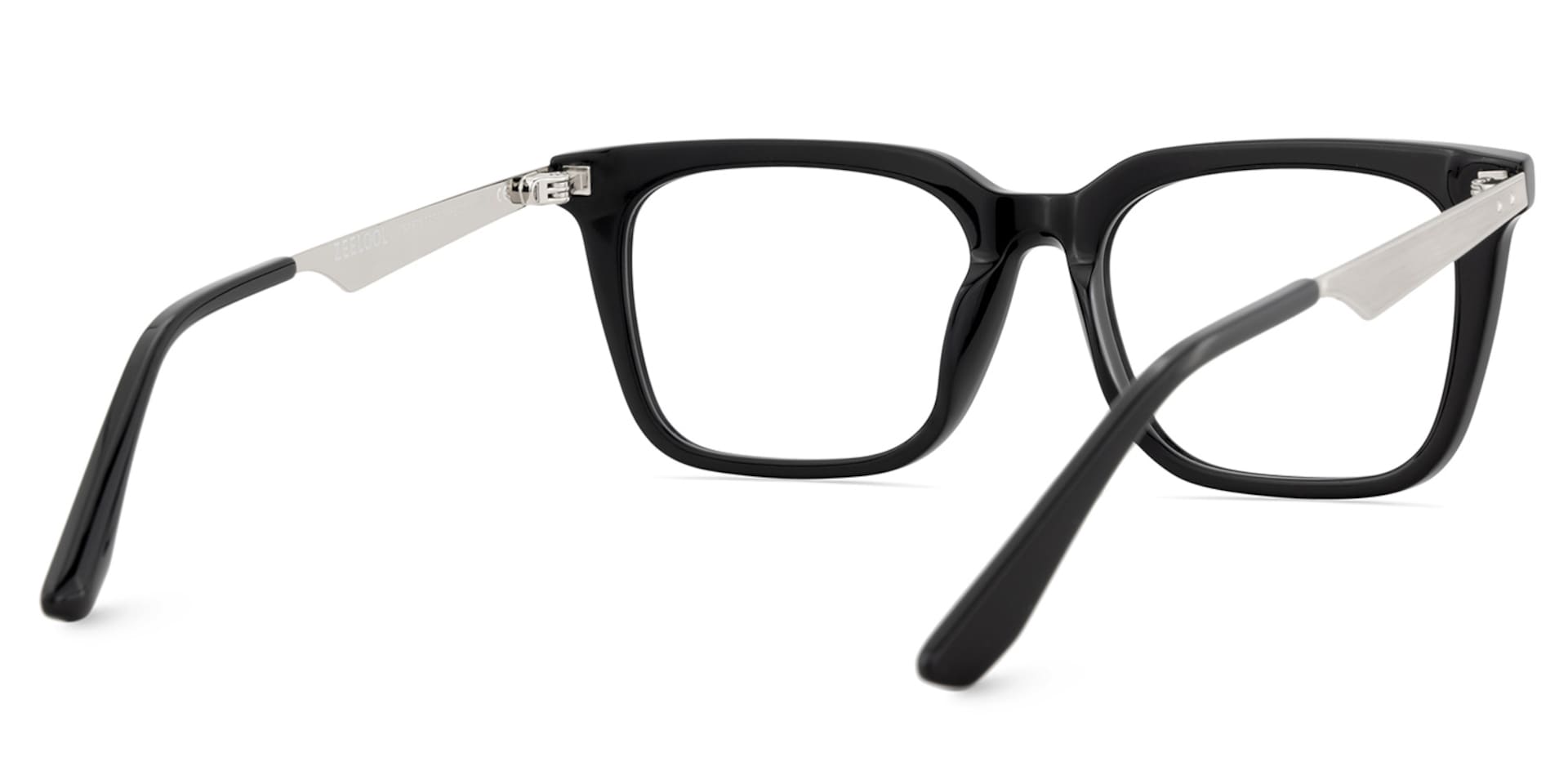 Brook Black Rectangle Prescription Glasses | Zeelool5