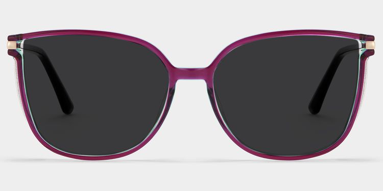 Rodz Square Purple Sunglasses