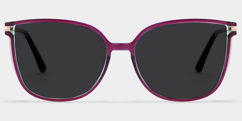 Rodz Square Purple Sunglasses