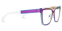 Diorney Rectangle Iridescent Glasses4