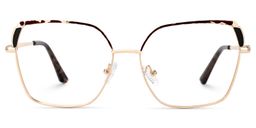 Shayla Square Tortoise Glasses0