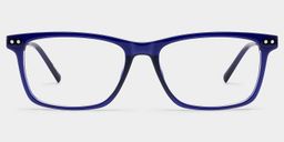 Eleanor Rectangle Blue Glasses1