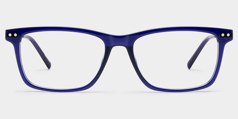 Eleanor Rectangle Blue Glasses