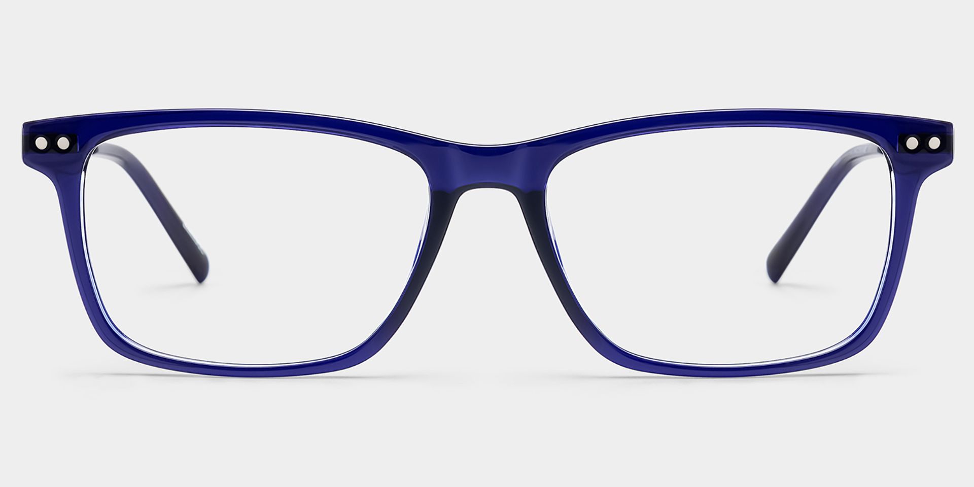 Eleanor Blue Full Rim Rectangle Eyeglasses in TR90 Metrial | ZEELOOL1