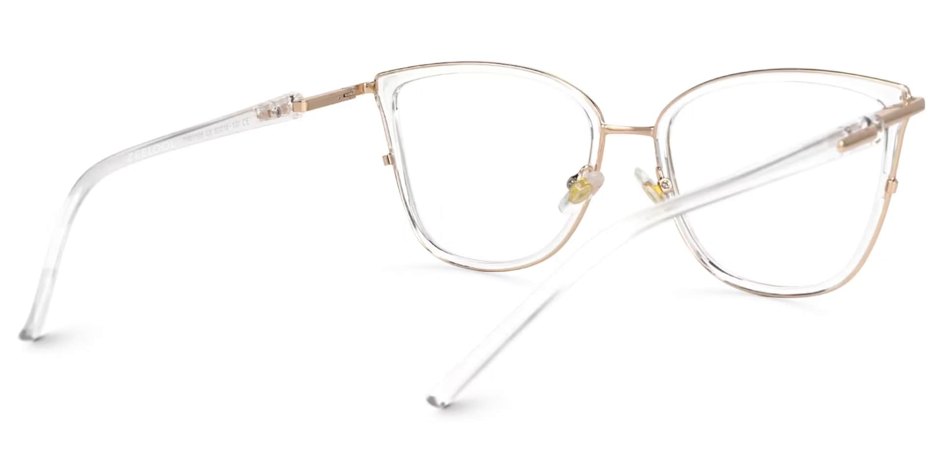 Cateye Marisa Crystal Glasses deals -Zeelool Glasses3