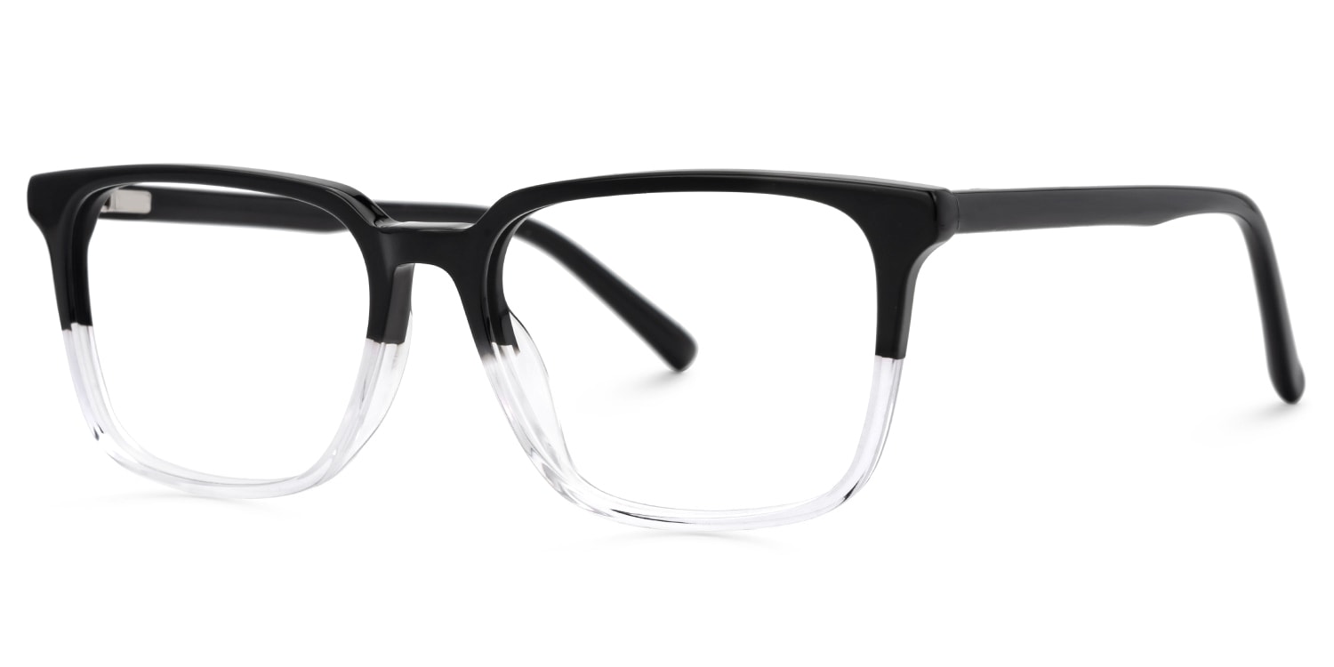 Barnhill Square Black-Crystal Glasses