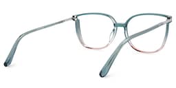 Rodz Square Green-Pink Glasses3