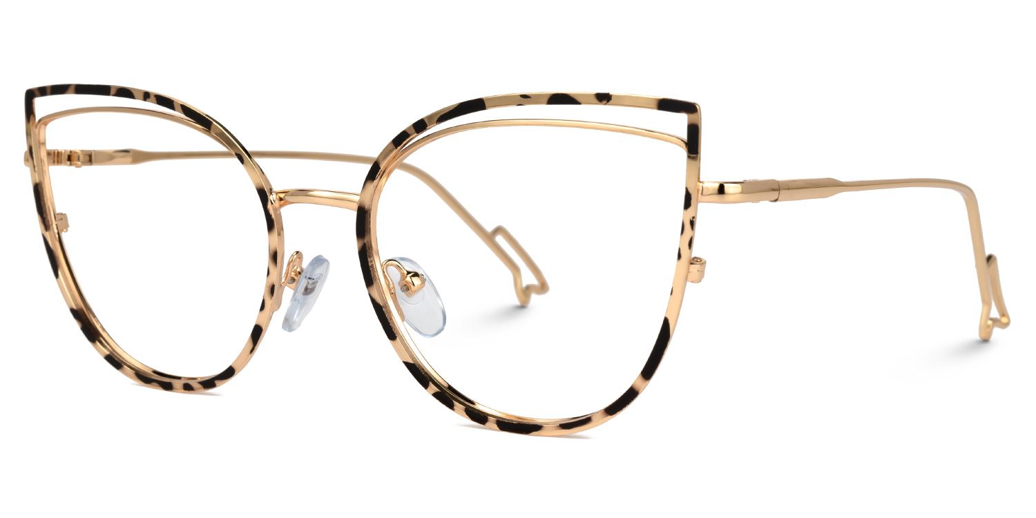 Spivey Cateye Metal Full Frame Eyeglasses | Zeelool1
