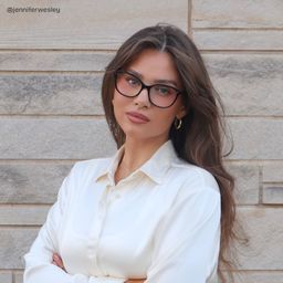 Brady Black Pink Butterfly Glasses5