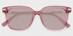 Jacqui Square Pink Glasses1