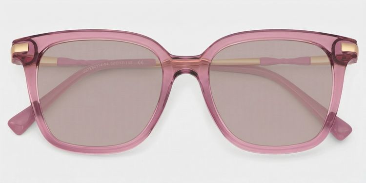 Jacqui Square Pink Glasses