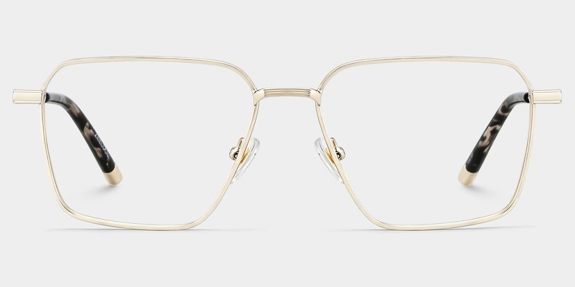 Ashley Gold Square Glasses