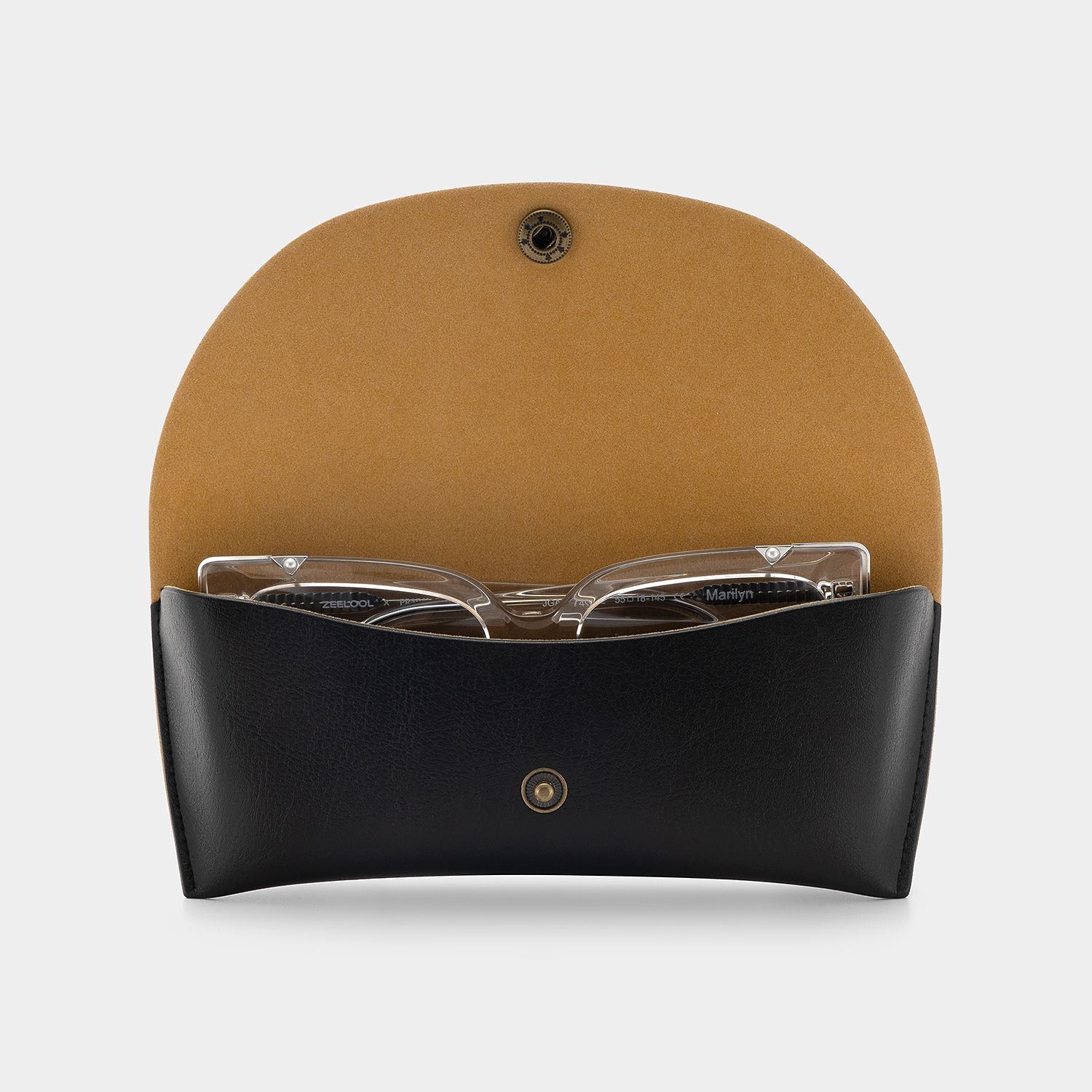 PJO805415-02 Black Man-made Leather Box, Glasses Pocket4