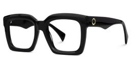 Faridah Square Black Glasses1