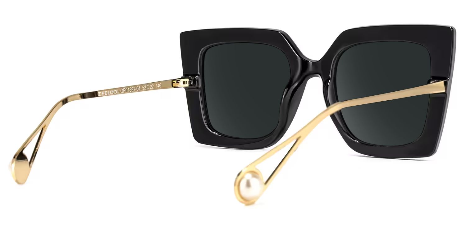 Qatar Black Square Sunglasses to Frame Your Face | ZEELOOL3