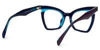 Aubrey Cateye Blue Glasses3