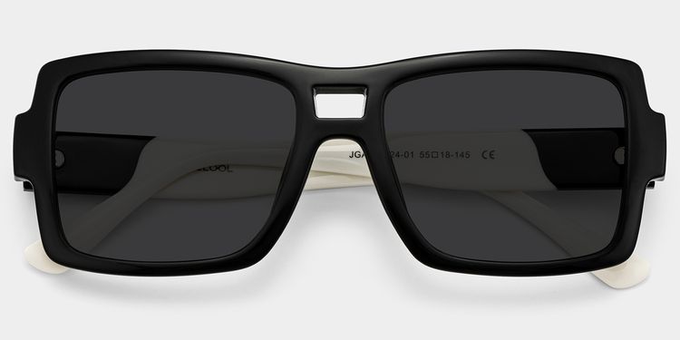Nora Black Aviator Sunglasses