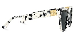 Kerri Square Cow Print Glasses2