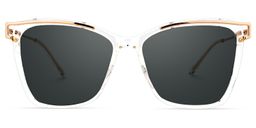 Krystle Square Clear Glasses0