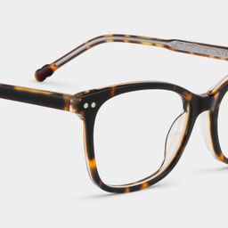 Marigold Tortoise Rectangle Glasses5